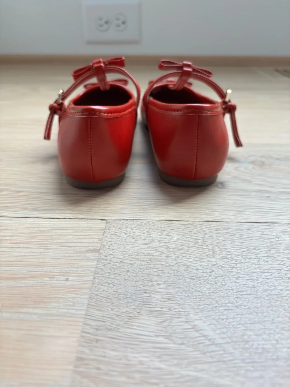 J.Crew bow T-strap Mary Jane flats - Size 13